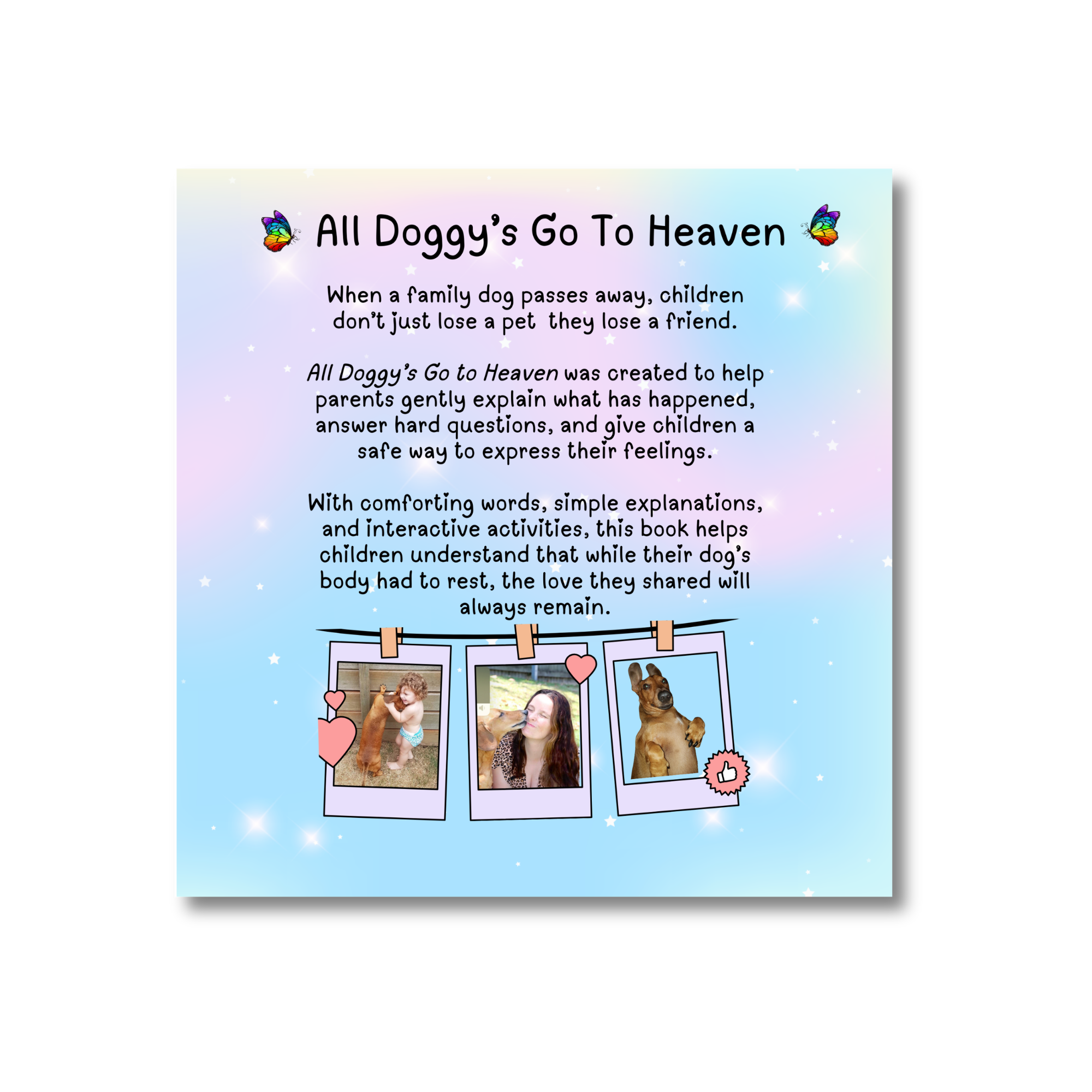 All Doggy's Go To Heaven Children's Grief Book