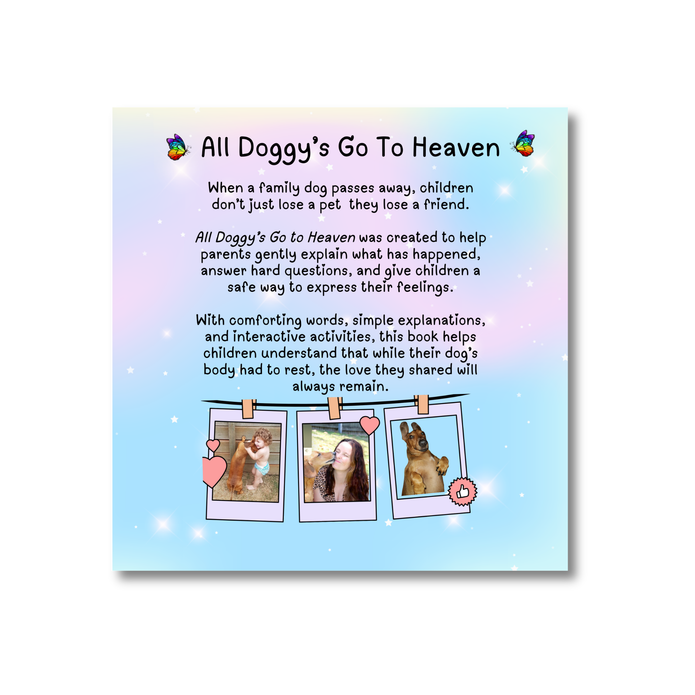 All Doggy's Go To Heaven Children's Grief Book
