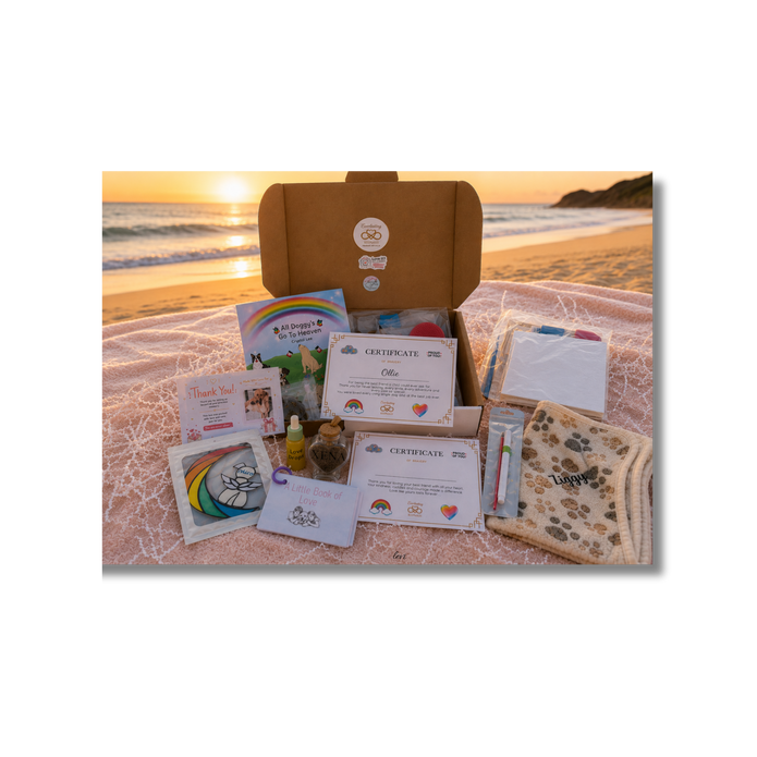 Little Hearts Memory Box Dog Memorial