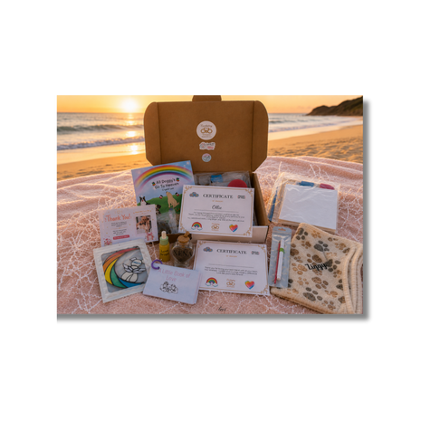 Little Hearts Memory Box Dog Memorial