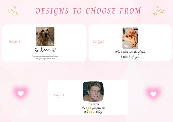 Personalised Custom Photo Tea Light Holder