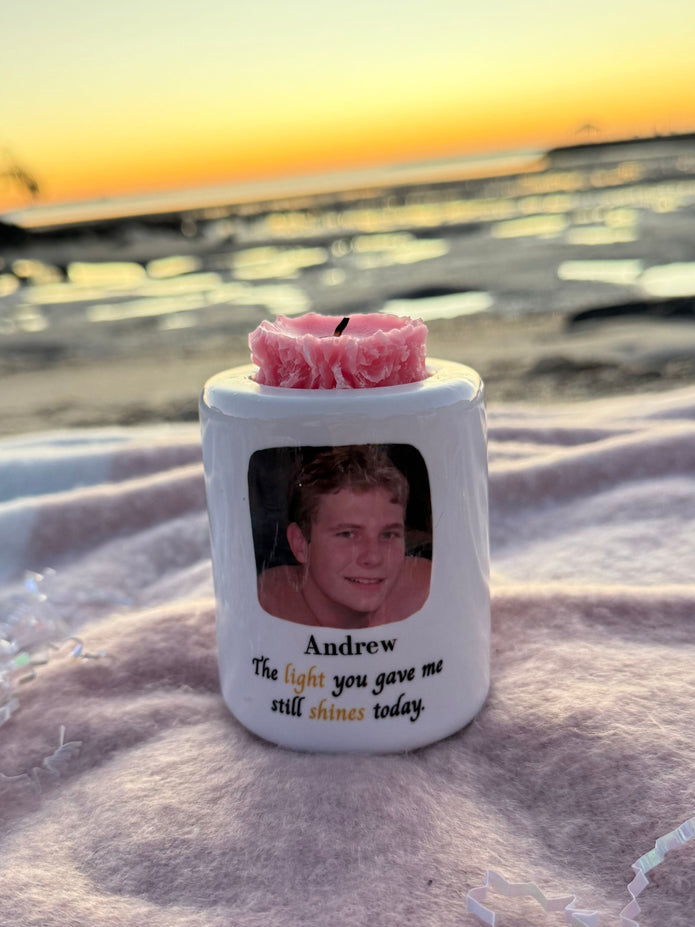 Personalised Custom Photo Tea Light Holder